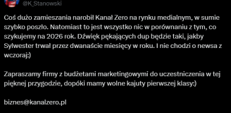 Tak Krzysztof Stanowski zapowiada 2026 ROK na Kanale Zero!